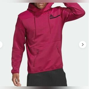 Adidas Men's Red Hoodie